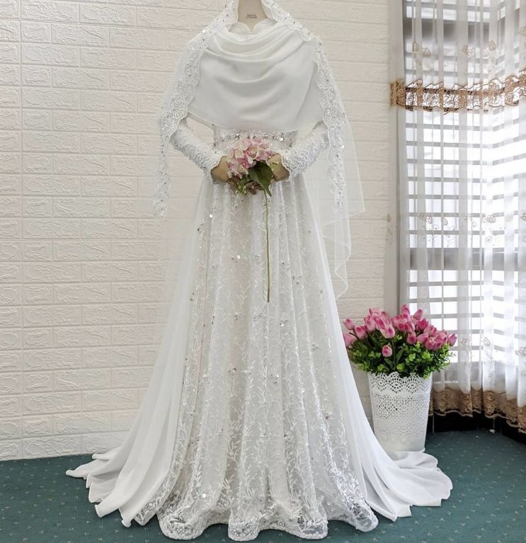 Model Gaun pengantin Muslimah